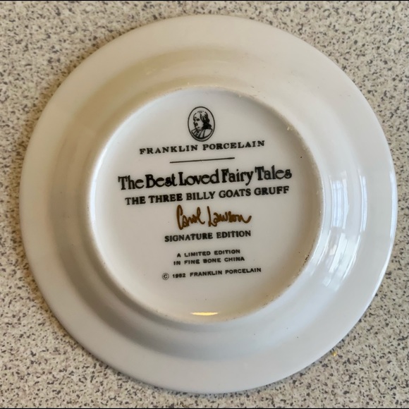 Vintage Franklin Mint miniature Fairytale Plates - Picture 10 of 13